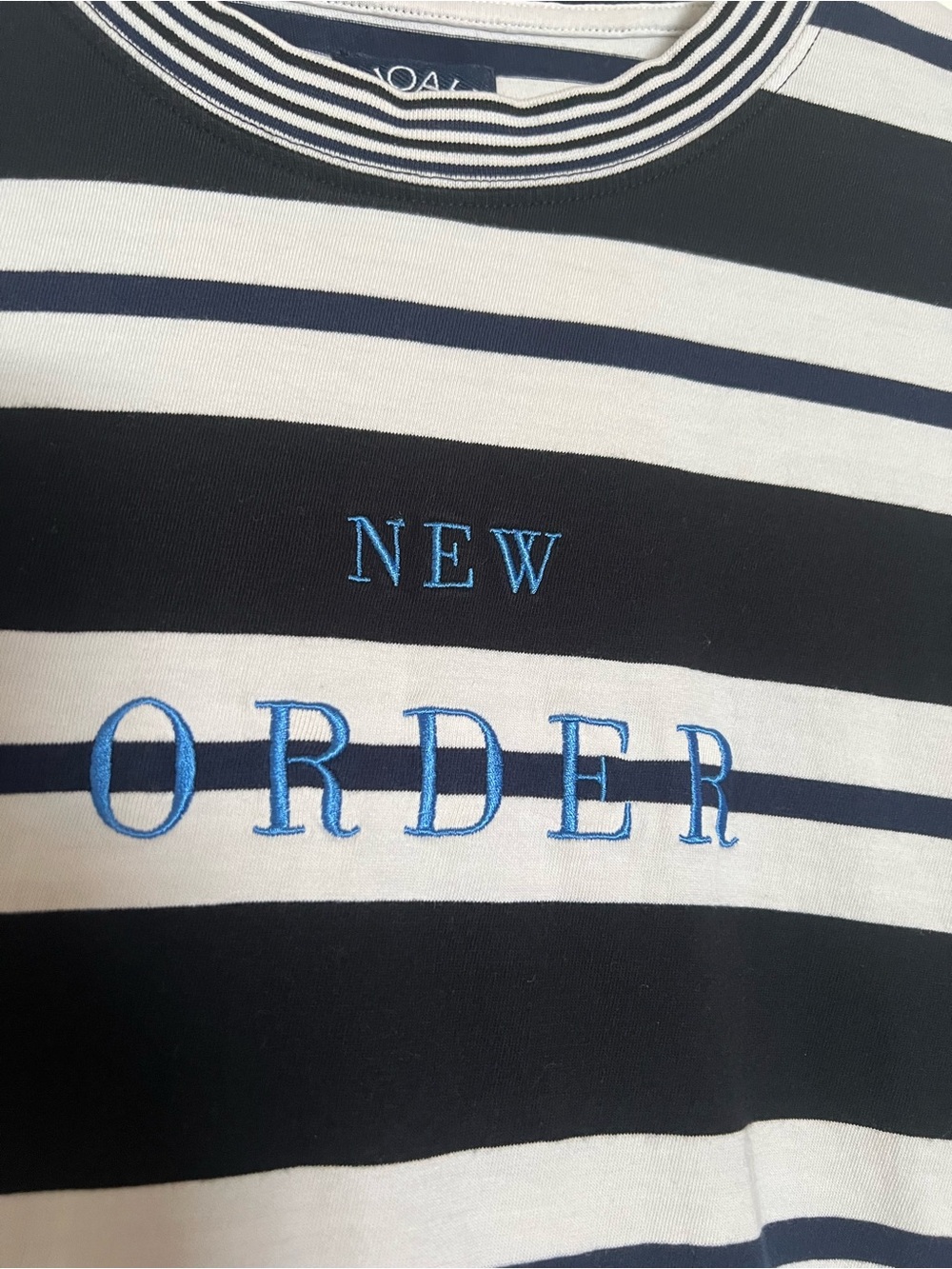 Noah x New Order Striped Long Sleeve - Men’s Small